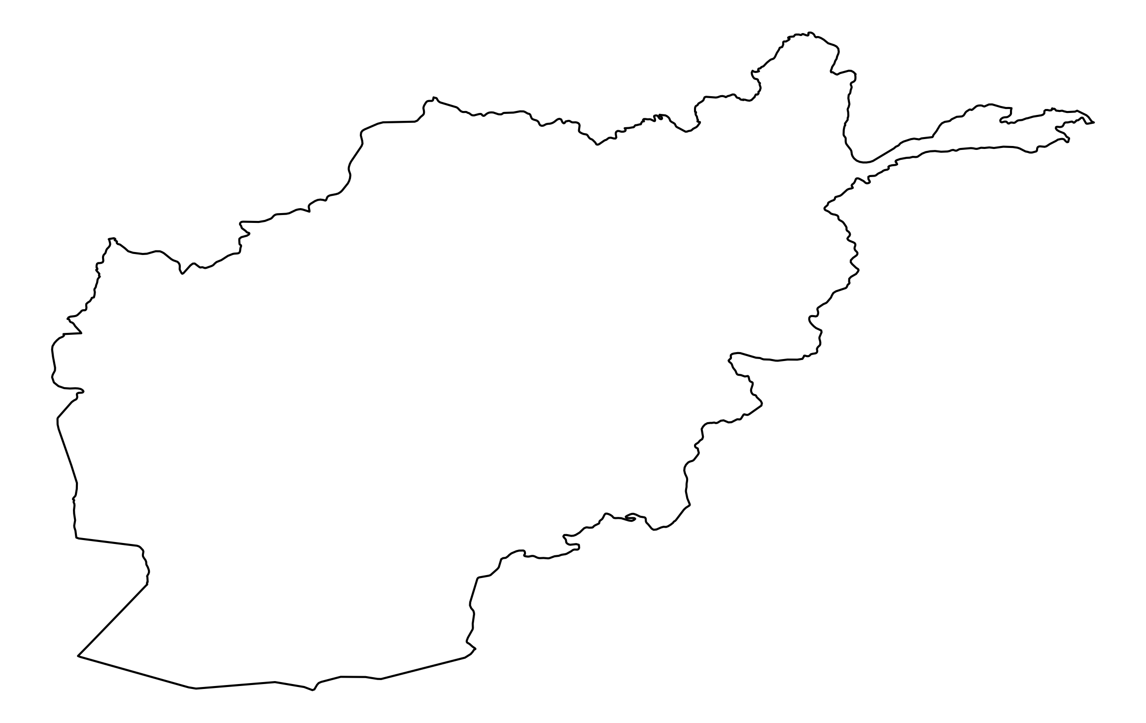 Afghanistan Outline Map Afghanistan Map OutlineMap